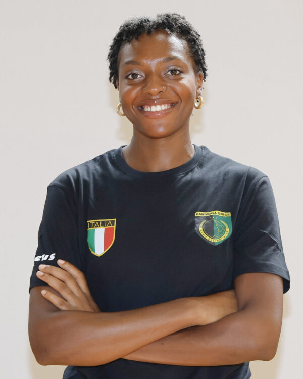 Bevelyn EghianruwaHandball EriceStagione 2026/27Foto Joe Pappalardo Bevelyn Eghianruwa
Handball Erice
Stagione 2026/27
Foto Joe Pappalardo